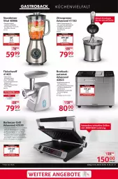Gazetka promocyjna Selgros - Non Food - Gazetka - ważna od 14.05 do 14.05.2025 - strona 9 - produkty: auto, barbecue, brot, Brotbackautomat, edelstahl, eis, Elektro, fenster, fleisch, frucht, fruchtfleisch, gastroback, grill, grillplatte, kontaktgrill, küche, Küchen, latte, LG, messer, Mixer, roba, saft, säfte, Schal, smoothie, standmixer, thermometer, Ti, timer, usb, vita, Zitruspresse