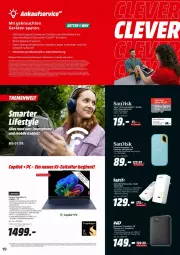 Gazetka promocyjna Saturn - Prospekte - Gazetka - ważna od 09.09 do 09.09.2024 - strona 10 - produkty: bett, eis, elle, fritz, gutschein, lenovo, microsd, microsdxc, Rauch, sandisk, Ti, usb, Yo