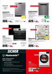 Gazetka promocyjna Saturn - Prospekte - Gazetka - ważna od 09.09 do 09.09.2024 - strona 7 - produkty: aeg, akku, Bau, einbauherd, einbauherdset, geschirr, geschirrspüler, gin, grundig, herdset, hisense, Reinigung, Ria, Samsung, Ti