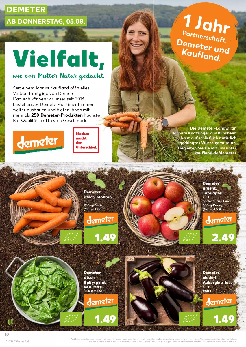 Aktueller Prospekt Kaufland - von 05.08 bis 11.08.2021 - strona 10