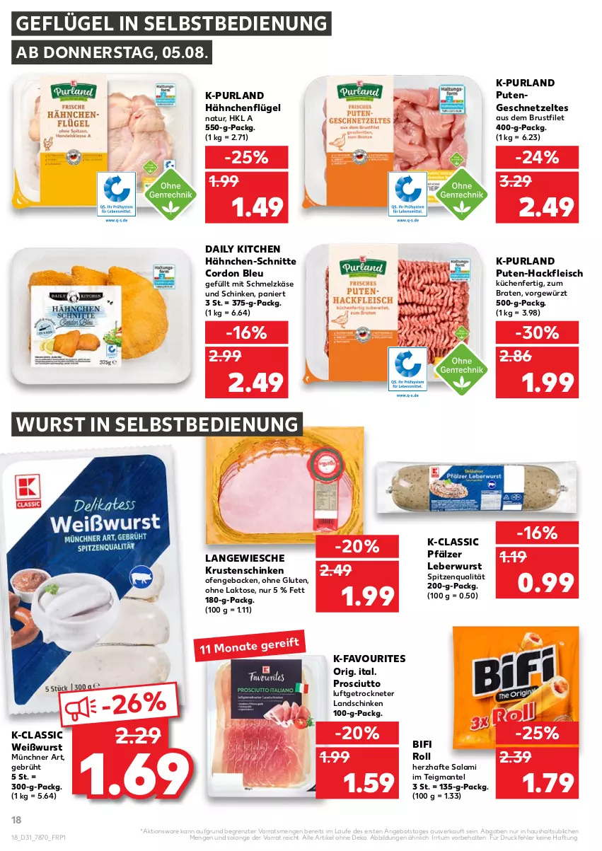 Aktueller Prospekt Kaufland - von 05.08 bis 11.08.2021 - strona 18