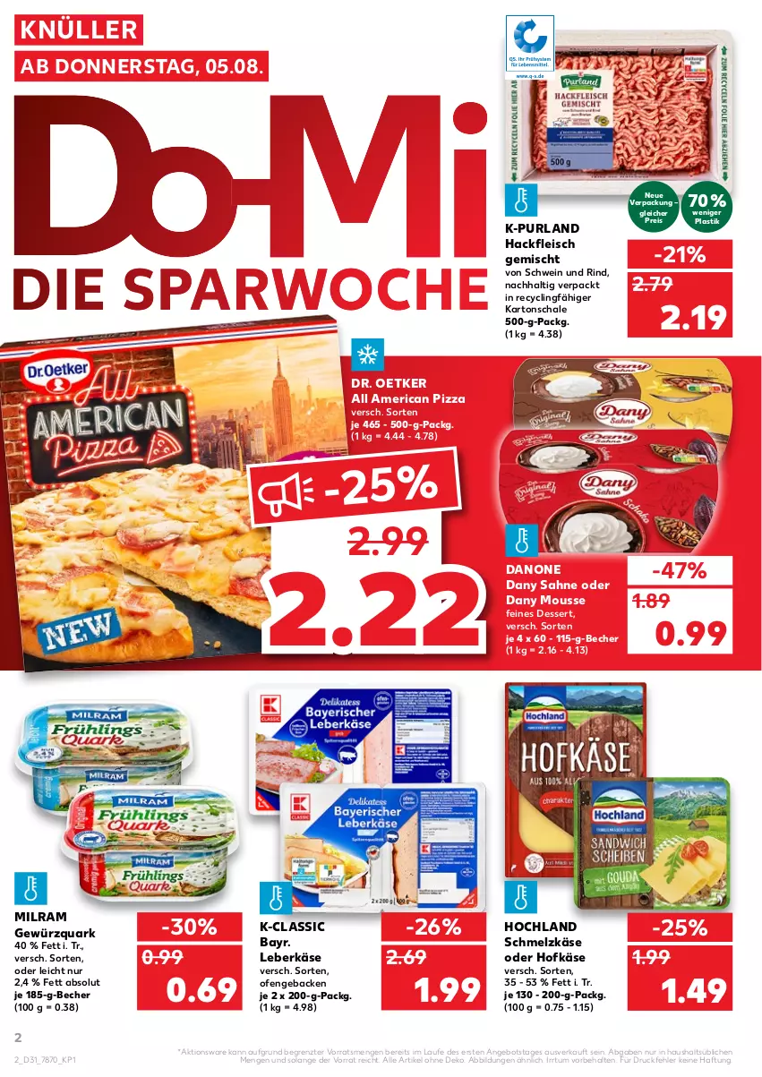 Aktueller Prospekt Kaufland - von 05.08 bis 11.08.2021 - strona 2