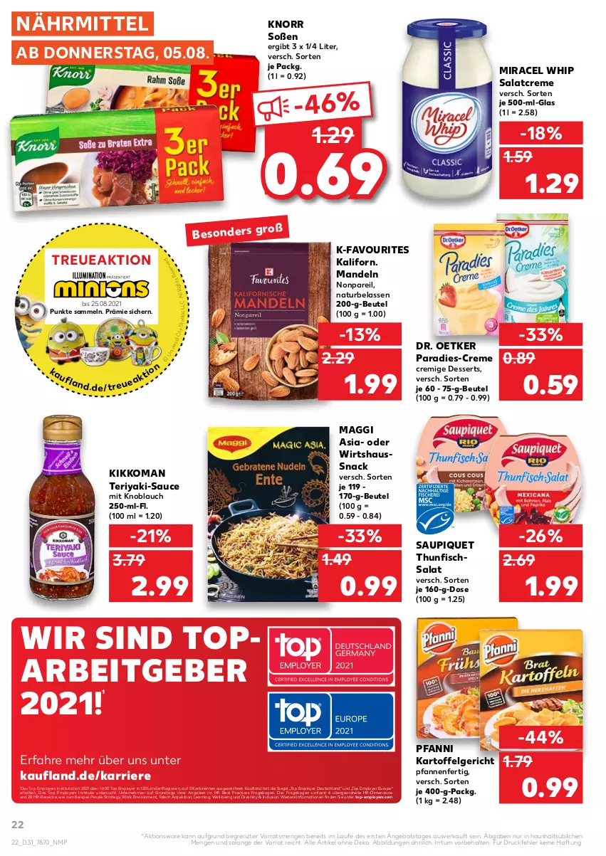 Aktueller Prospekt Kaufland - von 05.08 bis 11.08.2021 - strona 22