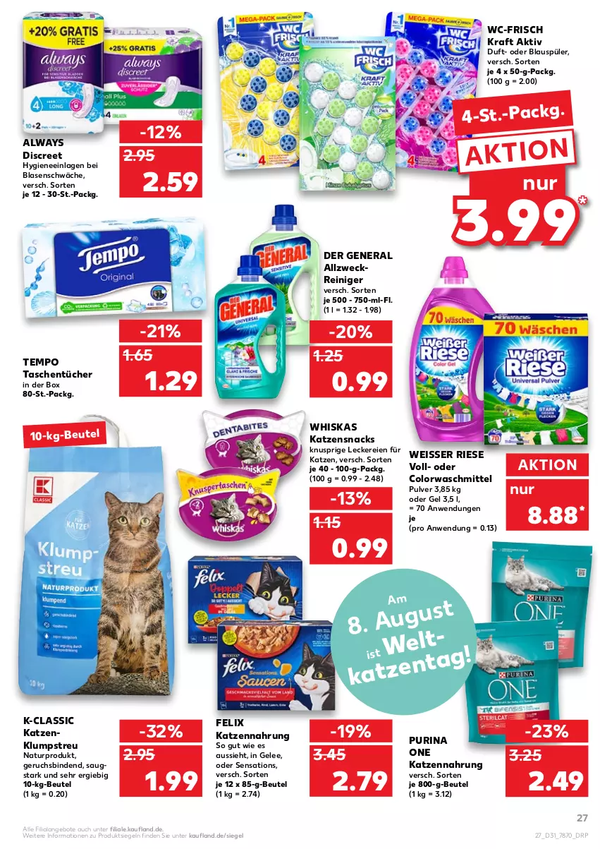 Aktueller Prospekt Kaufland - von 05.08 bis 11.08.2021 - strona 27