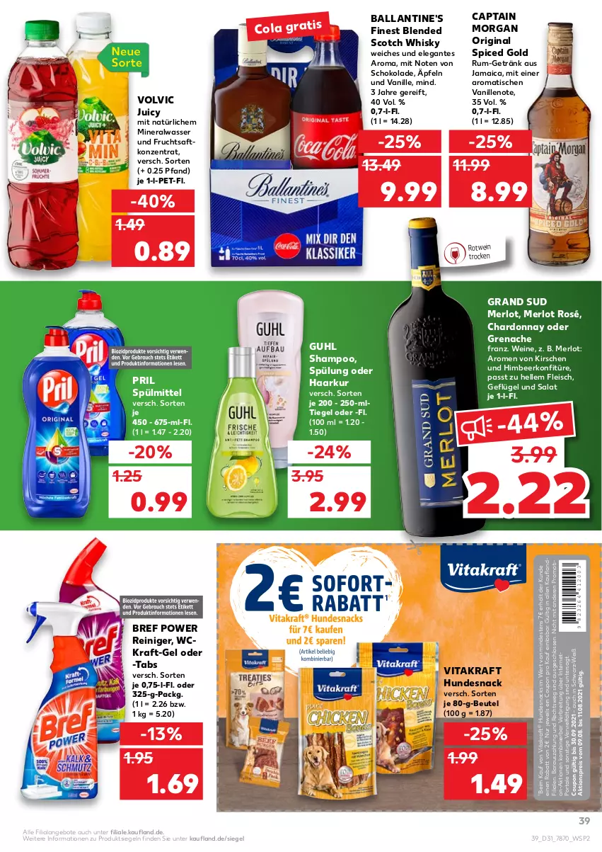 Aktueller Prospekt Kaufland - von 05.08 bis 11.08.2021 - strona 39