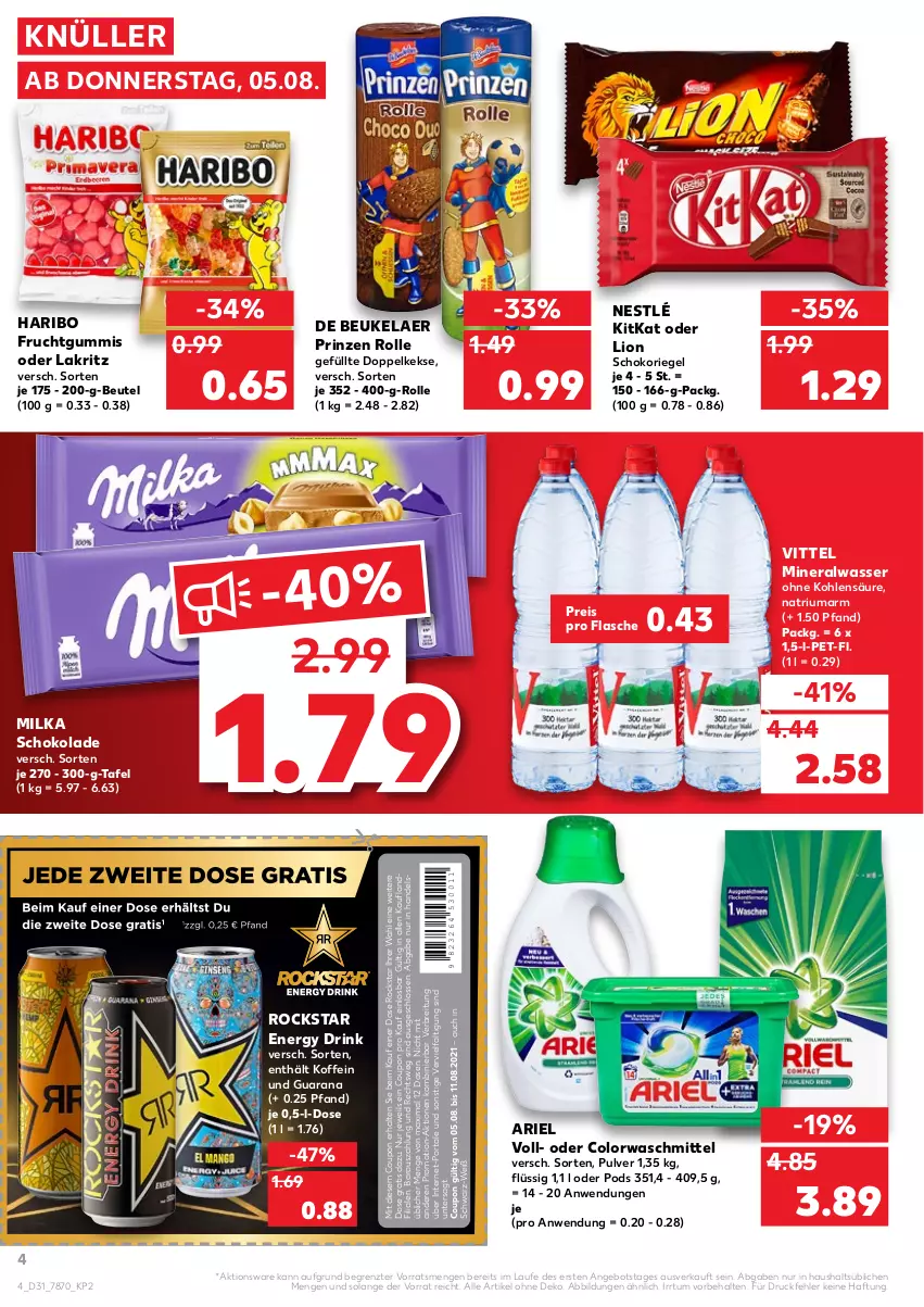 Aktueller Prospekt Kaufland - von 05.08 bis 11.08.2021 - strona 4