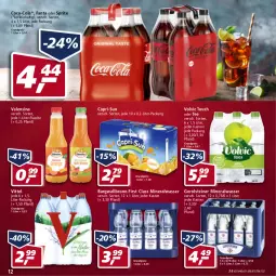 Gazetka promocyjna Real - Gazetka - ważna od 23.04 do 23.04.2022 - strona 12 - produkty: Alwa, burgwallbronn, Cap, capri-sun, coca-cola, cola, eis, fanta, fanta oder, fanta oder sprite, flasche, gerolsteine, gerolsteiner, mineralwasser, oder sprite, reis, sprite, steiner, tee, Ti, valensina, vittel, volvic, wasser