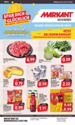 Gazetka promocyjna Markant - Prospekte - Gazetka - ważna od 21.01 do 21.01.2023 - strona 1 - produkty: angebot, angebote, Bau, chips, cola, crunchips, eis, elle, ente, erdnuss, flasche, fleisch, granini, hackfleisch, hackfleisch gemischt, Käse, kohlrabi, limo, lorenz, lorenz crunchips, nuss, pizza, reis, rind, ristorante, ristorante pizza, rwe, saft, schnittkäse, schwein, schwein und rind, Ti, uhr, wein, ZTE