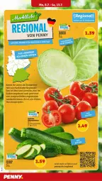 Gazetka promocyjna Penny - Prospekte - Gazetka - ważna od 13.07 do 13.07.2024 - strona 4 - produkty: Bau, obst, Obst und Gemüse, Ria, Ti, und gemüse, zucchini