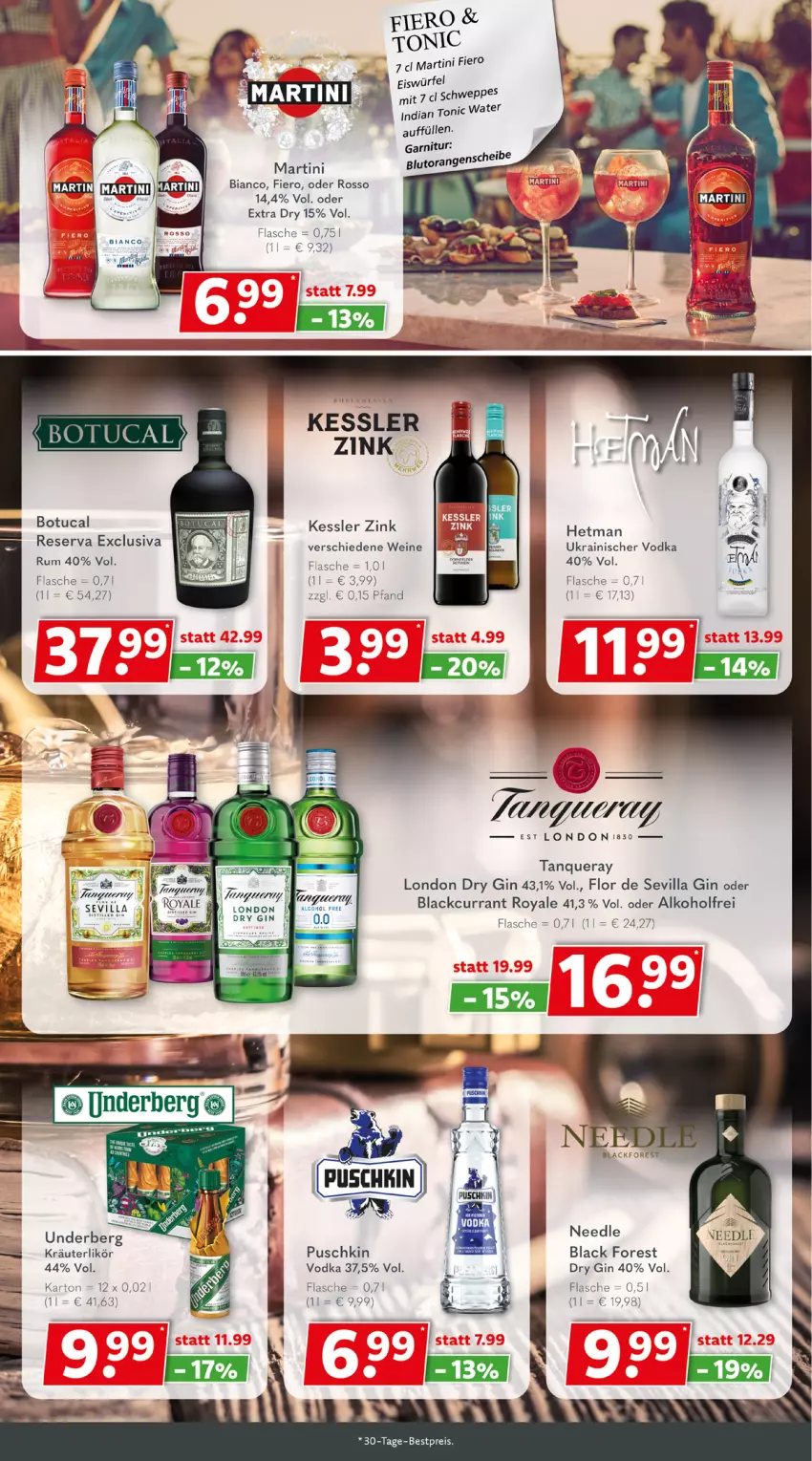 Aktueller Prospekt Getraenkeland - von 20.03 bis 01.04.2023 - strona 5 - produkty: alkohol, bestpreis, black forest, Blutorange, Currant, dry gin, eis, elle, flasche, garnitur, gin, kräuter, kräuterlikör, lack, likör, london dry, london dry gin, martini, orange, orangen, reis, rum, Tanqueray, Ti, tonic, tonic water, tuc, underberg, vodka, wein, weine