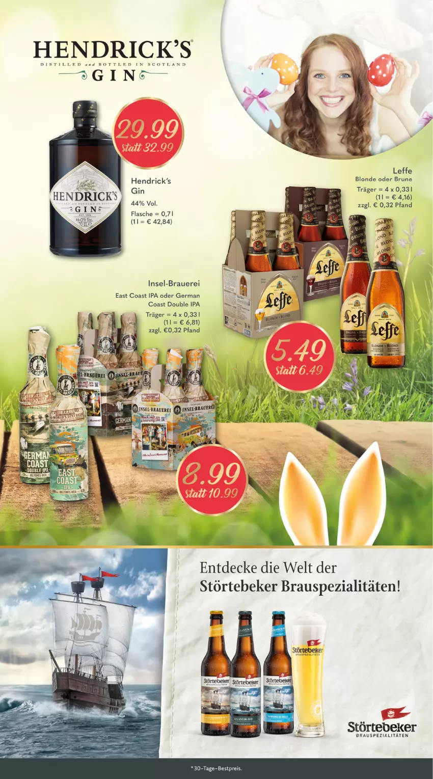 Aktueller Prospekt Getraenkeland - von 20.03 bis 01.04.2023 - strona 7 - produkty: auer, bestpreis, bier, decke, eis, flasche, Germ, gin, reis, rel, Spezi, störtebeker, Ti