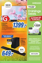 Gazetka promocyjna Expert Technomarkt - Prospekte - Gazetka - ważna od 15.06 do 15.06.2022 - strona 3 - produkty: alexa, amazon alexa, dell, fisch, fische, led tv, LG, Mode, qled, Samsung, smart tv, soundbar, Spezi, Subwoofer, Ti, uhd, usb