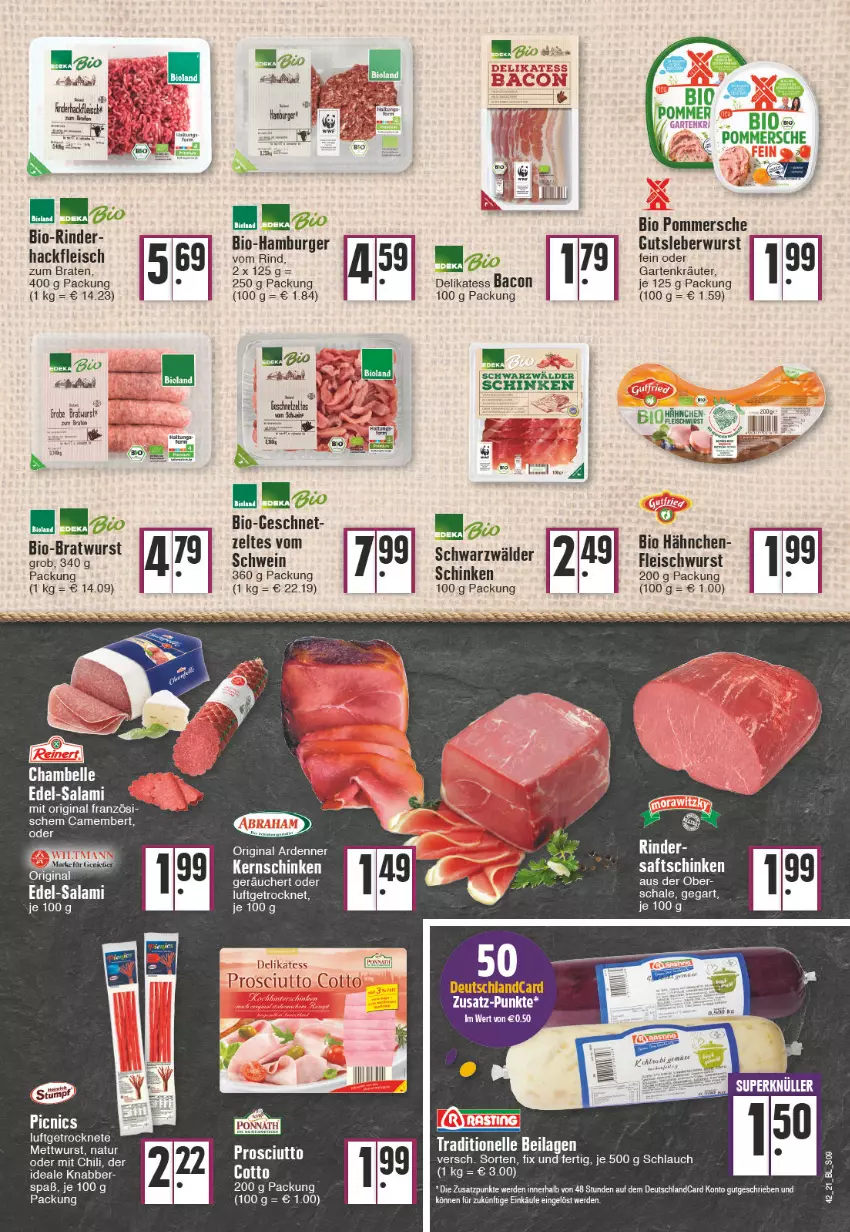 Aktueller Prospekt Edeka - Angebote der Woche - von 18.10 bis 23.10.2021 - strona 9