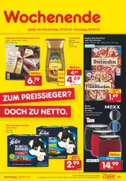 Gazetka promocyjna Netto Marken-Discount - Filial-Angebote - Gazetka - ważna od 09.04 do 09.04.2022 - strona 29 - produkty: angebot, Bau, bohne, bohnen, bohnenkaffee, coppenrath, felix, flammkuchen, jacobs, Jacobs Gold, kaffee, katzennahrung, kuchen, lamm, löslicher bohnenkaffee, Ofen, pizza, retroshorts, sahne, shorts, steinofen, steinofen pizza, Ti, torte, wagner, ZTE