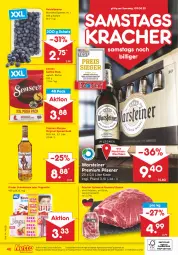 Gazetka promocyjna Netto Marken-Discount - Filial-Angebote - Gazetka - ważna od 09.04 do 09.04.2022 - strona 40 - produkty: angebot, angebote, beere, beeren, Cap, captain morgan, discount, gin, heidelbeere, heidelbeeren, Holz, kaffee, Kinder, kinder schokolade, kracher, marken-discount, oder yogurette, original spiced gold, pils, pilsener, premium pils, Schal, Schale, schoko, schokolade, schwein, schweine, senseo, steiner, Ti, uhr, warsteiner, wein, weine, Yo, yogurette, ZTE