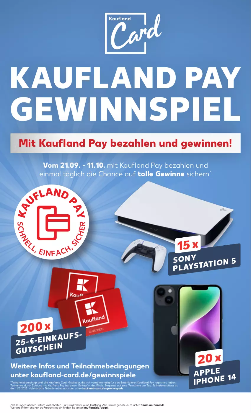 Aktueller Prospekt Kaufland - Prospekt - von 21.09 bis 27.09.2023 - strona 41 - produkty: angebot, angebote, Apple, gewinnspiel, iphone, lays, Spiele, Ti