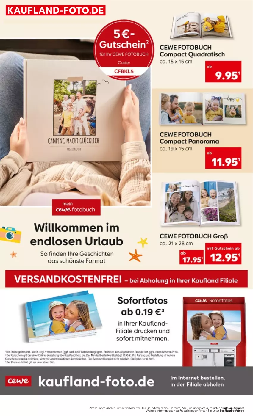 Aktueller Prospekt Kaufland - Prospekt - von 21.09 bis 27.09.2023 - strona 42 - produkty: angebot, angebote, buch, cewe, eis, elle, Fotobuch, gutschein, ndk, quad, rama, reis, Ti, tisch, versandkostenfrei