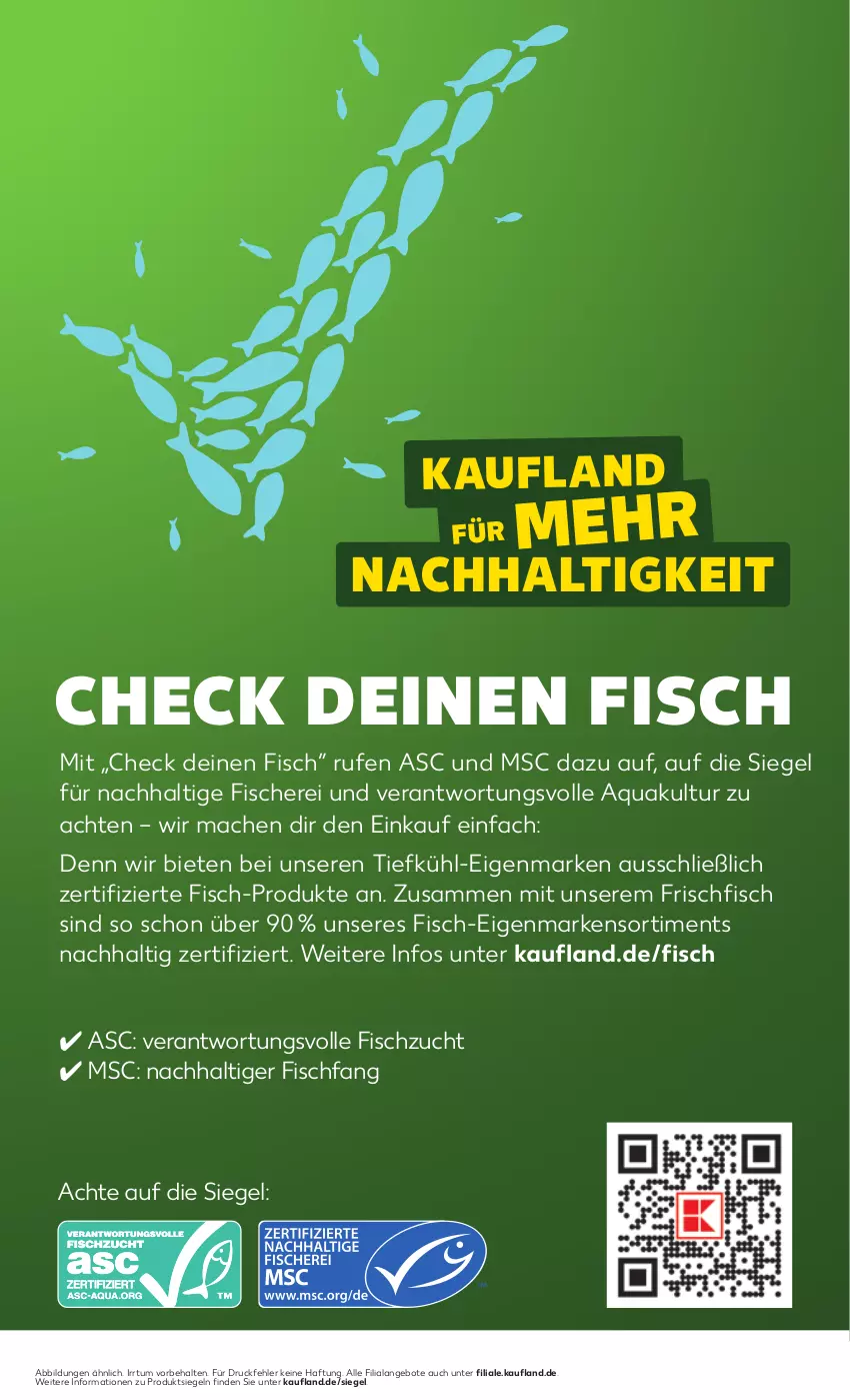 Aktueller Prospekt Kaufland - Prospekt - von 21.09 bis 27.09.2023 - strona 43 - produkty: angebot, angebote, aqua, fisch, fische, Fischer, frischfisch, mac, Schere, Ti