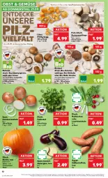 Gazetka promocyjna Kaufland - Prospekt - Gazetka - ważna od 27.09 do 27.09.2023 - strona 12 - produkty: angebot, aubergine, aust, Austern, bio, bioland, braun, champignon, champignons, decke, eis, feldsalat, Gemüsezwiebel, gin, kartoffel, kartoffeln, kräuter, Kräuterseitlinge, Kürbis, Lauchzwiebel, lauchzwiebeln, obst, Pfifferlinge, pilze, radieschen, salat, Süßkartoffeln, Ti, trolli, ZTE, zwiebel, zwiebeln