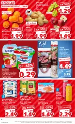 Gazetka promocyjna Kaufland - Prospekt - Gazetka - ważna od 27.09 do 27.09.2023 - strona 2 - produkty: almighur, almighurt, angebot, aqua, Becher, beutel, butter, butterkäse, cheddar, ehrmann, ehrmann almighurt, eis, filet, filets, frucht, früchte, früchten, fruchtjoghurt, joghur, joghurt, kartoffel, kartoffeln, Käse, kerrygold, lachs, lachsfilet, lachsfilets, mandarine, mandarinen, milch, quetschbeutel, reis, ring, rwe, sac, saft, salami, Schal, Schale, smoothie, speisekartoffeln, Spezi, tafeläpfel, tafeltrauben, Ti, trauben, true fruits, ZTE