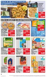 Gazetka promocyjna Kaufland - Prospekt - Gazetka - ważna od 27.09 do 27.09.2023 - strona 20 - produkty: albray, angebot, auer, bio, cheddar, chili, eis, emmentaler, feta, fisch, fleisch, garnelen, gouda, grünländer, hinterschinken, jamón serrano, Kalbfleisch, Käse, knoblauch, kräuter, kräutern, lachs, lachsschinken, leberwurst, mac, marinade, milch, mit gouda, mit kalbfleisch, ndk, rezept, rezepte, rohschinken, saint albray, salz, sandwich, Sauermilchkäse, schinken, Schmelzkäse, schmelzkäsezubereitung, schnittkäse, serrano, Tapas, Ti, würfel, wurst, wurst in selbstbedienung, ZTE