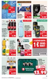 Gazetka promocyjna Kaufland - Prospekt - Gazetka - ważna od 27.09 do 27.09.2023 - strona 25 - produkty: alkohol, Alwa, angebot, angebote, auer, bier, bitter lemon, blume, blumen, bohne, bohnen, Brei, brot, cola, corona, corona extra, coupon, decke, Deckel, erfrischungsgetränk, flasche, getränk, getränke, gin, ginger, ginger ale, Hohes C, kaffee, kakao, korn, Kornbrot, kuchen, lack, limo, limonade, mineralwasser, sofortrabatt, sonnenblume, sonnenblumen, Sonnenblumenkerne, sonnenblumenkernen, Spaten, Spezi, Tchibo, Ti, tonic, tonic water, vita, vöslauer, wasser, Wild, wild berry, zitrone