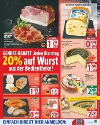 Gazetka promocyjna Edeka - Prospekte - Gazetka - ważna od 26.04 do 26.04.2025 - strona 7 - produkty: burlander, ente, Käse, mac, milram, schnittkäse