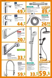 Gazetka promocyjna - Prospekt für Globus Baumarkt Achern - Gazetka - ważna od 04.02 do 04.02.2023 - strona 11 - produkty: armatur, brause, brauseschlauch, handbrause, Mett, Schal, schlauch, Spültischarmatur, thermostat, Ti, tisch, waschtisch, waschtischarmatur, wasser