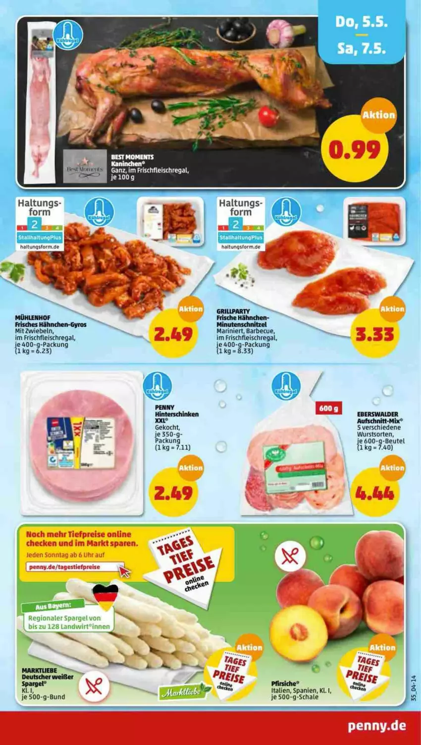 Aktueller Prospekt Penny - Prospekte - von 02.05 bis 07.05.2022 - strona 35 - produkty: barbecue, beutel, eis, fleisch, mit zwiebeln, regal, Schal, Schale, wurst, zwiebel, zwiebeln