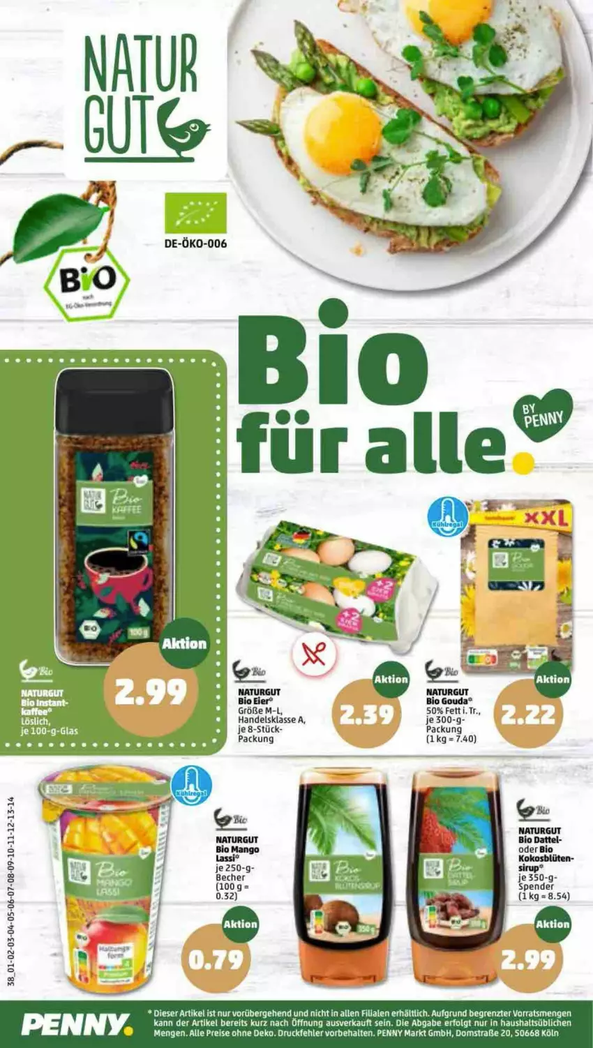 Aktueller Prospekt Penny - Prospekte - von 02.05 bis 07.05.2022 - strona 38 - produkty: Becher, bio, Blüte, eier, kokos, LG, mango, natur, sirup, tee, Ti, ZTE