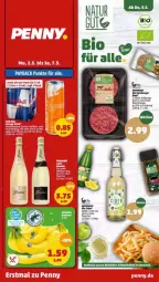 Gazetka promocyjna Penny - Prospekte - Gazetka - ważna od 07.05 do 07.05.2022 - strona 1 - produkty: apfel, bio, burger, cider, eis, flasche, fleisch, freixenet, hamburger, natur, regal, rind, Ti