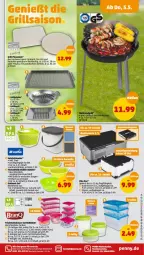 Gazetka promocyjna Penny - Prospekte - Gazetka - ważna od 07.05 do 07.05.2022 - strona 29 - produkty: backofen, Behälter, decke, Deckel, erde, frischhaltedosen, grill, grillplatte, korb, latte, Ofen, pizza, salat, schüssel, telefon, Ti, tisch, uhr