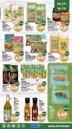 Gazetka promocyjna Penny - Prospekte - Gazetka - ważna od 07.05 do 07.05.2022 - strona 39 - produkty: beutel, bio, couscous, eis, erbsen, essig, Falafel, flasche, früchte, früchten, hülsenfrüchte, linsen, mais, natur, olive, oliven, olivenöl, pfanne, quinoa, reifen, reis, rote bete, senf, Ti