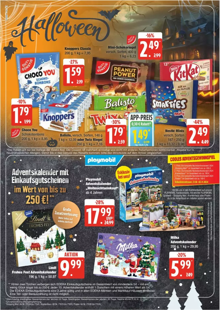 Aktueller Prospekt Edeka - Prospekte - von 21.10 bis 25.10.2024 - strona 16 - produkty: Adventskalender, deka, eis, ente, gutschein, gutscheine, nuss, reis, Spiele, tee, Ti, ZTE