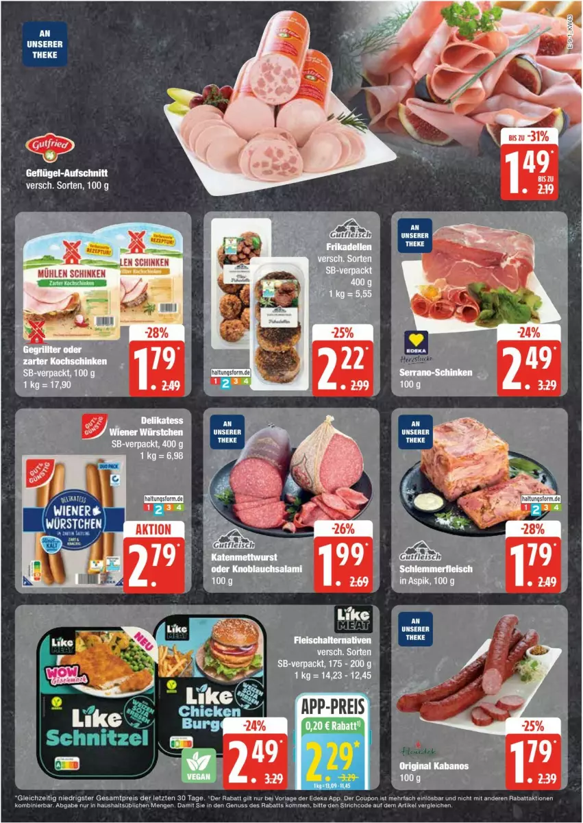 Aktueller Prospekt Edeka - Prospekte - von 21.10 bis 25.10.2024 - strona 9 - produkty: coupon, deka, eis, fleisch, Fleischalternative, nuss, reis, Schal, Ti, ZTE