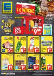 Gazetka promocyjna Edeka - Prospekte - Gazetka - ważna od 25.10 do 25.10.2024 - strona 1 - produkty: clementinen, coupon, deka, gin, gurke, gurken, kotelett, lebensmittel, pizza, salat, Salatgurke, salatgurken, Ti, wagner