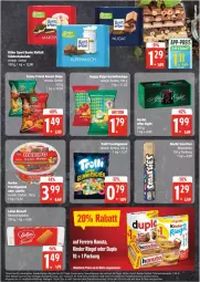 Gazetka promocyjna Edeka - Prospekte - Gazetka - ważna od 25.10 do 25.10.2024 - strona 15 - produkty: chips, coupon, deka, eis, Funny Frisch, karamell, LG, nuss, reis, ritter, ritter sport, schoko, schokolade, Sport, tafelschokolade, Ti, trolli, ZTE