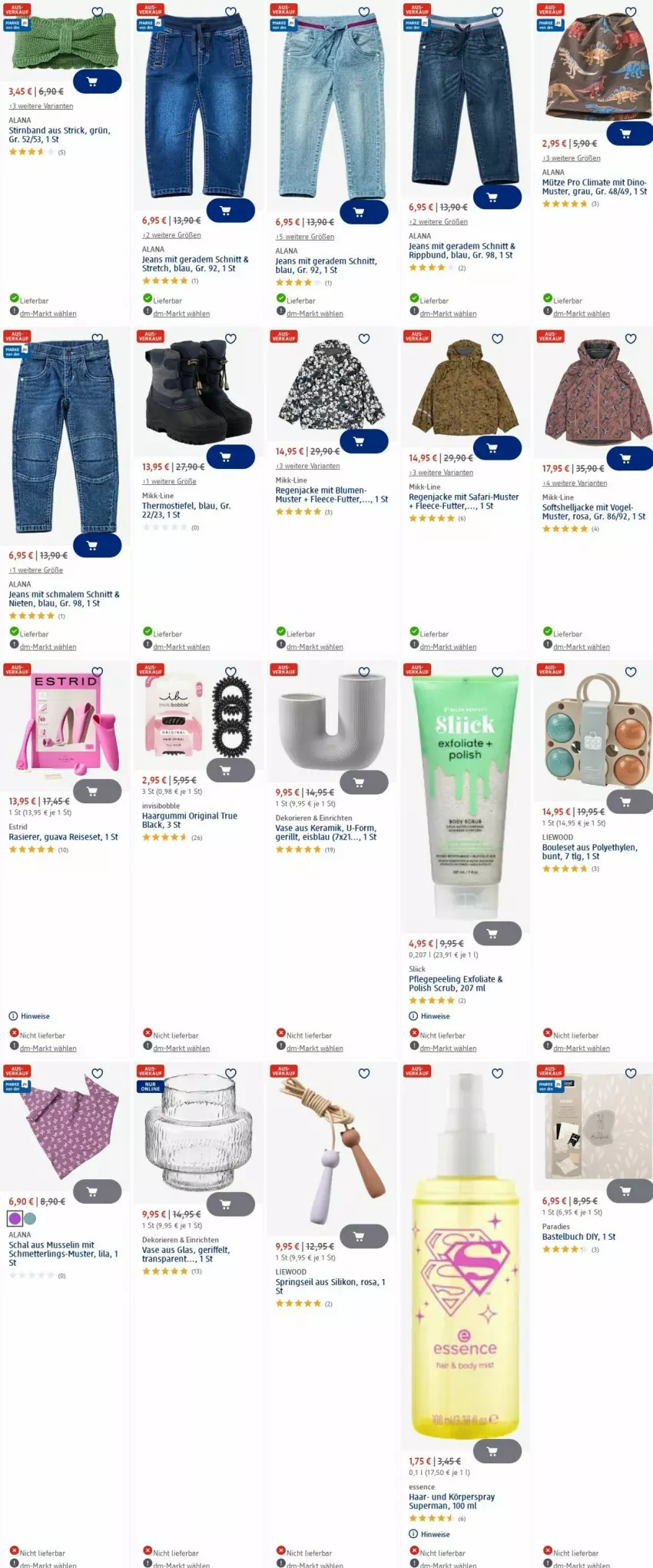 Aktueller Prospekt Dm Drogerie - Prospekte - von 26.05 bis 04.06.2025 - strona 20 - produkty: arla, blume, blumen, buch, eis, gin, Jacke, jeans, Körperspray, lack, LG, Mett, Mütze, Peeling, rasierer, reis, Reiseset, Ria, ring, Schal, Schmetterling, Ti, Vase