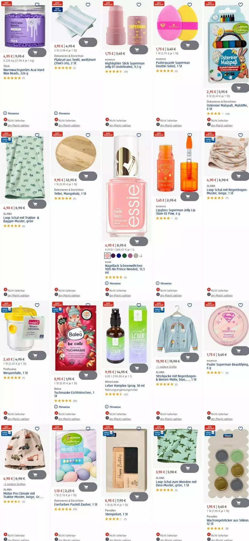 Aktueller Prospekt Dm Drogerie - Prospekte - von 26.05 bis 04.06.2025 - strona 21 - produkty: eier, eis, elle, Holz, hörnchen, Jacke, lack, Lipgloss, mango, Maske, mint, Mütze, Nagellack, perlen, Profissimo, Quaste, Schal, sim, stifte, Strickjacke, teller, Ti, tuc, tuchmaske, Warmwachs