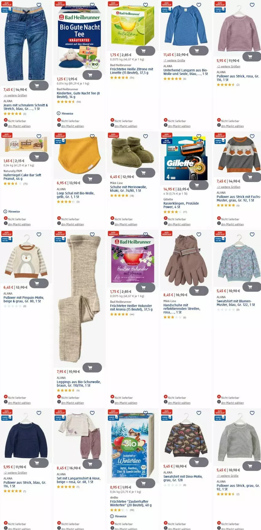Aktueller Prospekt Dm Drogerie - Prospekte - von 26.05 bis 04.06.2025 - strona 27 - produkty: Bad, beutel, bio, blume, blumen, braun, eis, früchte, Früchtetee, gillette, gin, hafer, handschuhe, hemd, holunder, hose, jeans, Kinder, Kraut, Langarmshirt, leggings, limette, mars, Mett, natur, natura, pingui, Pullover, reifen, riegel, Schal, schuhe, shirt, Sweatshirt, tee, Ti, Tiere, Unterhemd, wolle, zitrone