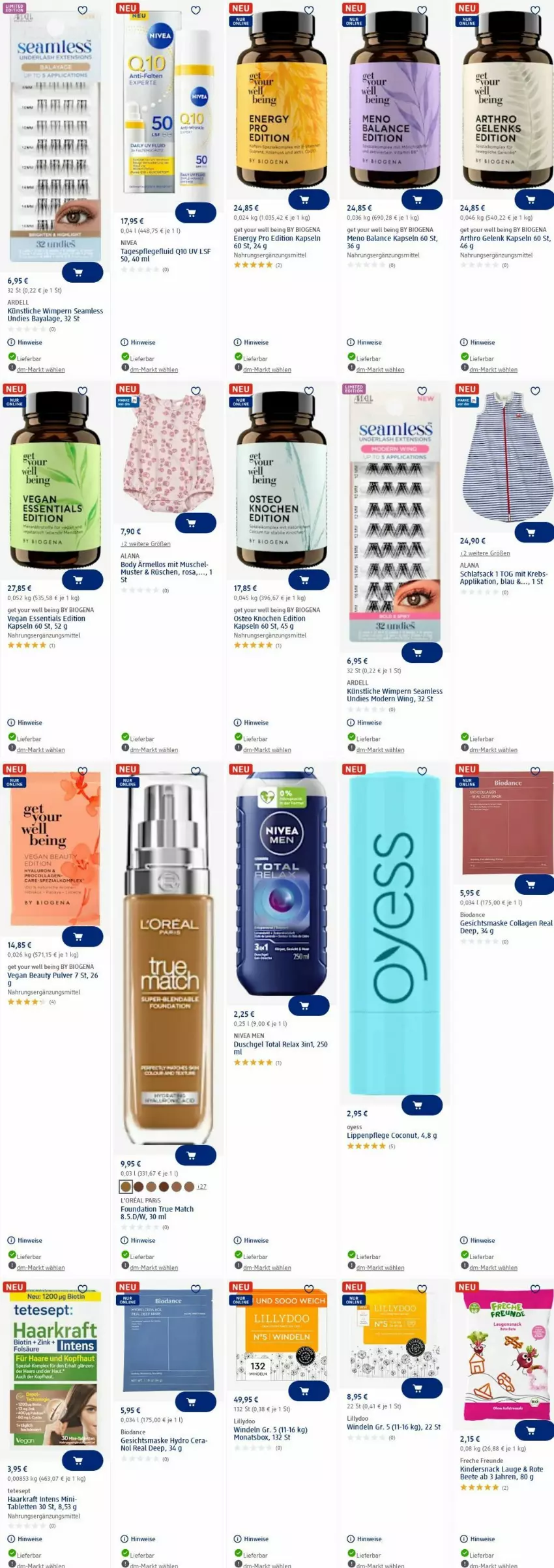 Aktueller Prospekt Dm Drogerie - Prospekte - von 26.05 bis 04.06.2025 - strona 3 - produkty: bio, body, coconut, Collagen, dell, eis, freche freunde, Gesichtsmaske, Kinder, kraft, Krebs, Lippenpflege, Maske, Mode, nivea, Nivea Men, rel, sac, schlafsack, snack, tablet, tablett, Tablette, Tagespflege, Ti, windeln, Yo