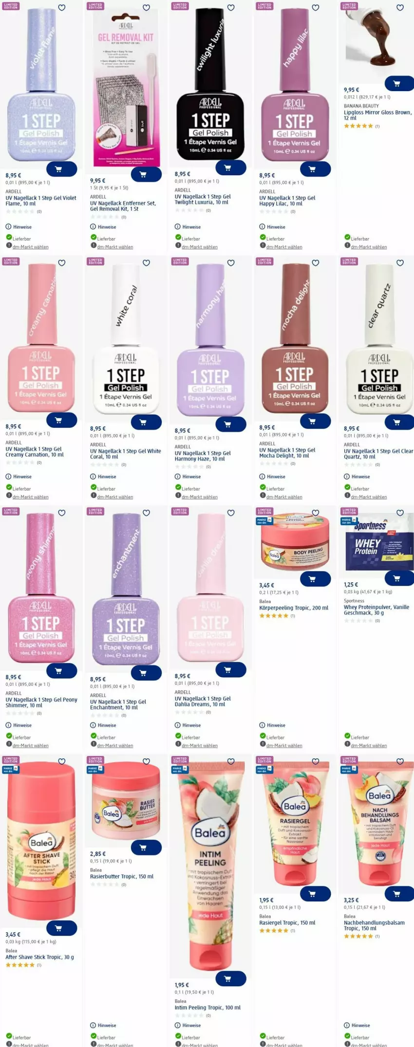 Aktueller Prospekt Dm Drogerie - Prospekte - von 26.05 bis 04.06.2025 - strona 9 - produkty: after shave, balsam, butter, Coral, dell, eier, eis, lack, Lipgloss, Nagellack, Peeling, rasiergel, Ria, Sport, Ti, vanille