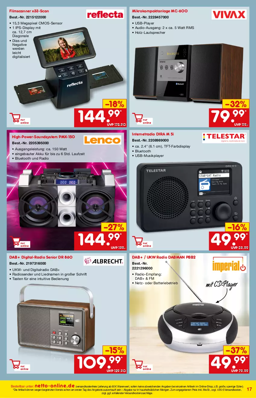 Aktueller Prospekt Netto Marken-Discount - Online-Magazin November - von 01.11 bis 30.11.2021 - strona 17