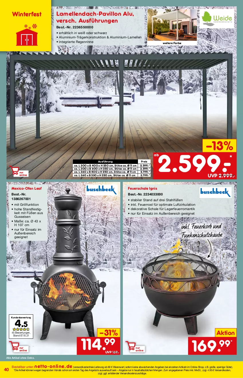 Aktueller Prospekt Netto Marken-Discount - Online-Magazin November - von 01.11 bis 30.11.2021 - strona 40