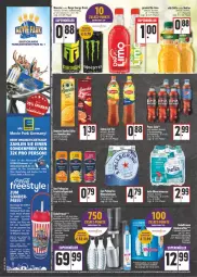 Gazetka promocyjna E Center - Angebote der Woche - Gazetka - ważna od 16.07 do 16.07.2022 - strona 14 - produkty: Alwa, amecke, angebot, angebote, cola, coupon, deka, drink, eis, elle, energy drink, erde, flasche, Germ, glaskaraffe, granini, granini die limo, hella, Karaffe, limo, mineralwasser, monster, Nektar, pepsi, Pepsi Cola, reis, säfte, snack, Soda, sodastream, Sprudel, tee, Ti, wasser, ZTE