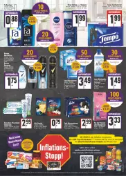 Gazetka promocyjna E Center - Angebote der Woche - Gazetka - ważna od 16.07 do 16.07.2022 - strona 15 - produkty: angebot, beutel, decke, deka, deo, deospray, duschgel, felix, flasche, katzennahrung, lenor, lenor waschmittel, lenor weichspüler, lion, nivea, rexona, roll-on, salz, sensodyne, shampoo, spülung, Tasche, taschen, taschentücher, Tempo, Ti, tücher, waschmittel, weichspüler