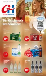 Gazetka promocyjna Getraenke Hoffmann - Prospekte - Gazetka - ważna od 24.08 do 24.08.2024 - strona 1 - produkty: 7UP, angebot, angebote, bier, chardonnay, decke, flasche, jever, ketchup, mac, Paula, paulaner, pepsi, Pinot, pinot grigio, Schwip Schwap, Three Sixty, Ti, vodka