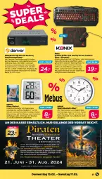 Gazetka promocyjna Netto - Woche 7 - Gazetka - ważna od 17.02 do 17.02.2024 - strona 27 - produkty: auto, batterie, batterien, beleuchtung, dvb, dvb-s2, elle, fernbedienung, gaming maus, Grom, HDMI, Hygrometer, Kinder, LG, Maus, mit thermometer, Receiver, ring, rwe, Tastatur, thermometer, Ti, tisch, uhr, usb, wanduhr