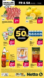 Gazetka promocyjna Netto - Woche 7 - Gazetka - ważna od 17.02 do 17.02.2024 - strona 32 - produkty: almighur, almighurt, angebot, bio, coca-cola, cola, coupon, dekoration, ehrmann, ehrmann almighurt, eis, elle, fanta, fanta oder, fanta oder sprite, gin, grill, jacobs, Jacobs Meisterröstung, kaffee, küche, Küchen, Meister, meisterröstung, oder sprite, reis, riegel, sahne, schwein, schweine, Soße, sprite, Ti, tomate, tomaten, wein, weine, zitrone, zitronen