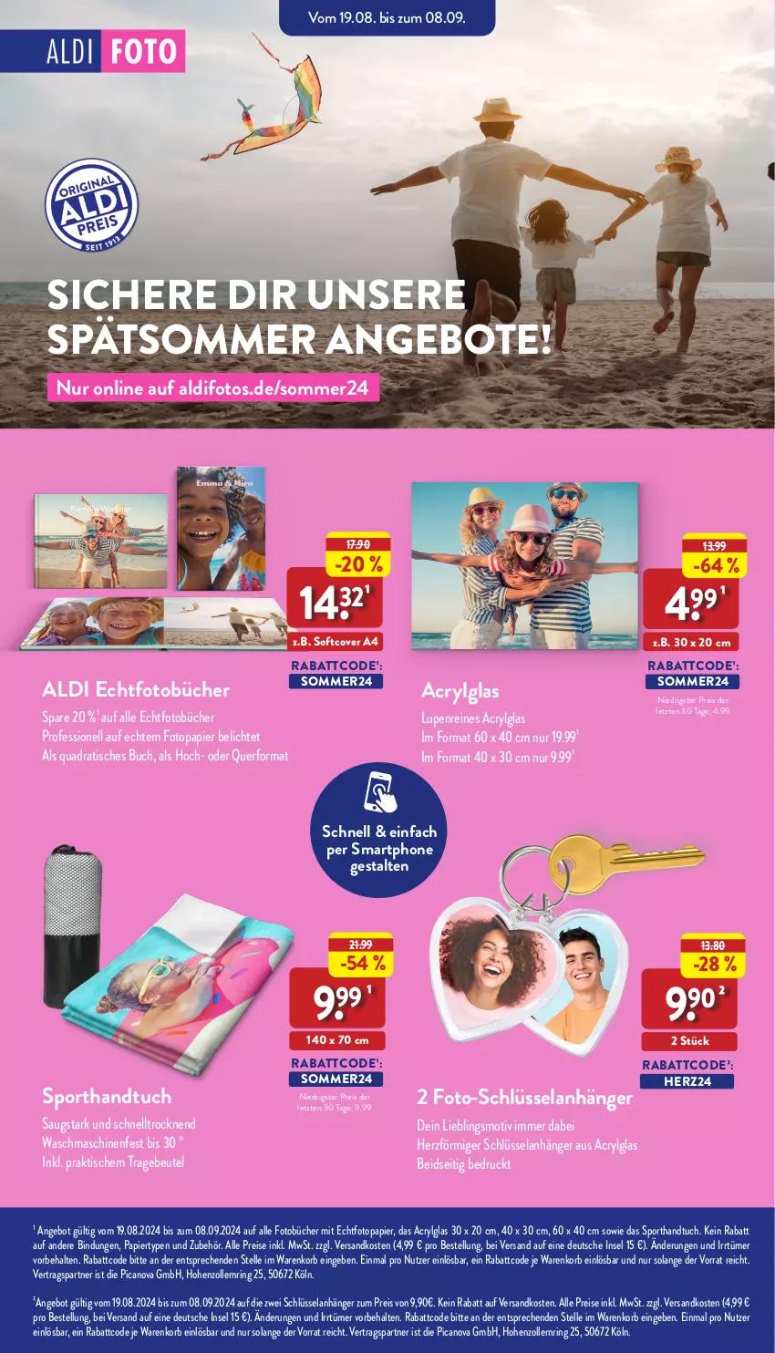 Aktueller Prospekt Aldi Nord - Von Montag - von 26.08 bis 31.08.2024 - strona 40 - produkty: aldi, angebot, angebote, Anhänger, beutel, buch, eis, Elan, elle, handtuch, korb, LG, ndk, papier, quad, reis, ring, smartphone, Sport, Ti, tisch, tuc, waschmaschine, waschmaschinen, ZTE